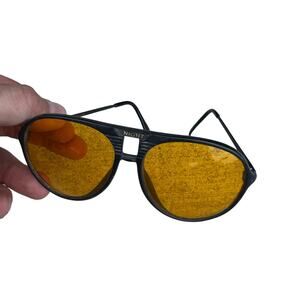 Vintage AmberVue Sunglasses Aviator Style AmberVision W/ Nightvue 80s